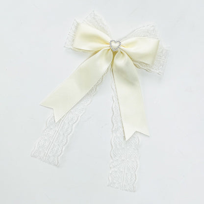 lace big ribbon hairpin