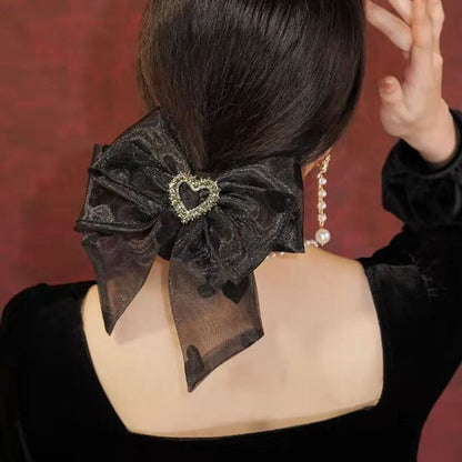 Big ribbon hairclip