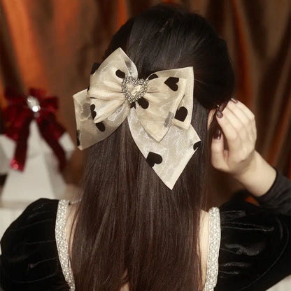 Big ribbon hairclip